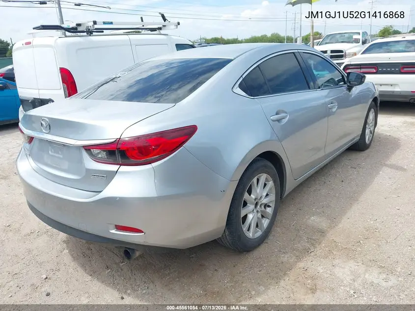 2016 Mazda Mazda6 I Sport VIN: JM1GJ1U52G1416868 Lot: 45561054