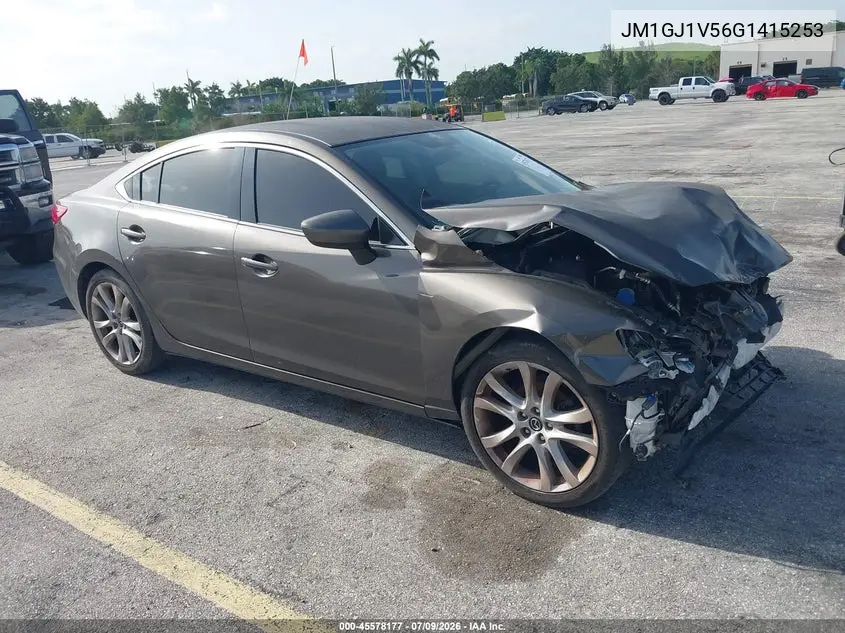 2016 Mazda Mazda6 I Touring VIN: JM1GJ1V56G1415253 Lot: 45578177
