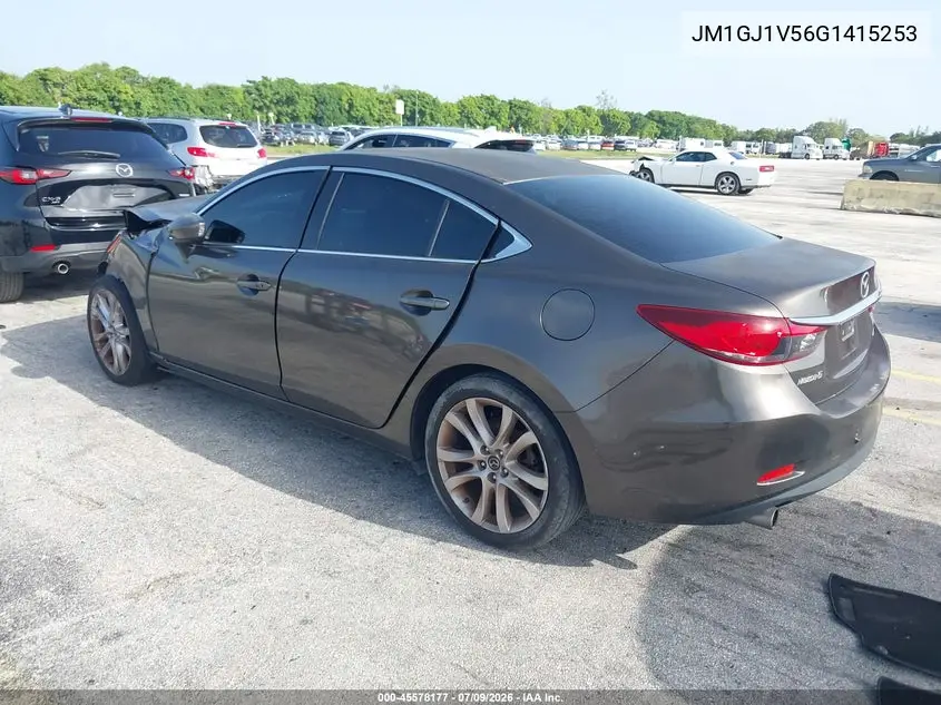 2016 Mazda Mazda6 I Touring VIN: JM1GJ1V56G1415253 Lot: 45578177