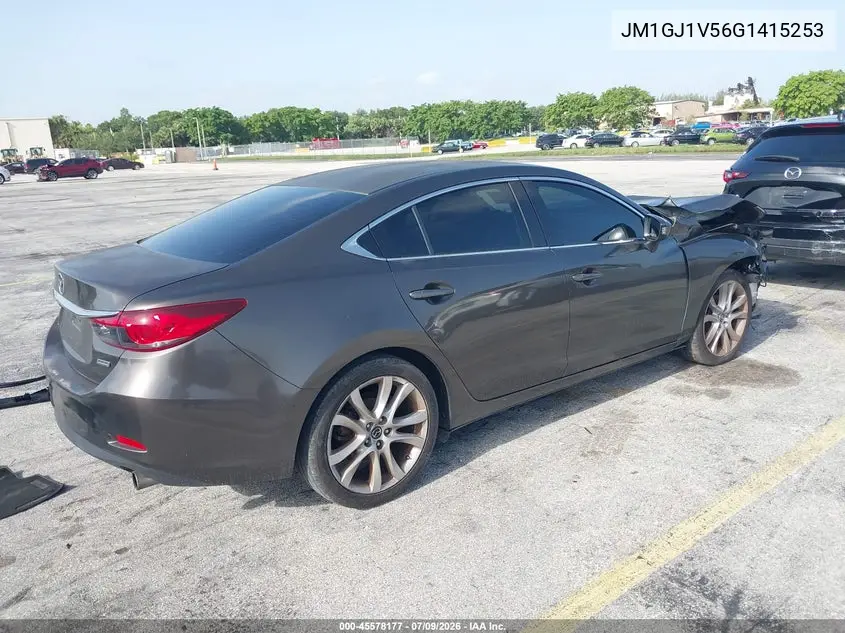 2016 Mazda Mazda6 I Touring VIN: JM1GJ1V56G1415253 Lot: 45578177
