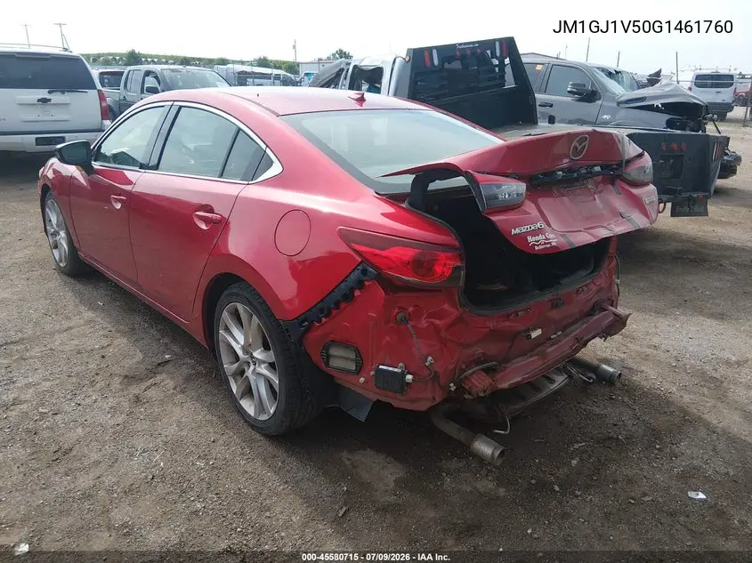 2016 Mazda Mazda6 I Touring VIN: JM1GJ1V50G1461760 Lot: 45580715