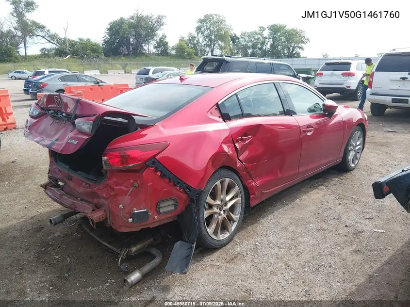 2016 Mazda Mazda6 I Touring VIN: JM1GJ1V50G1461760 Lot: 45580715