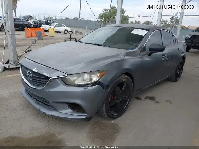 2016 Mazda Mazda6 I Sport VIN: JM1GJ1U54G1406830 Lot: 45594225