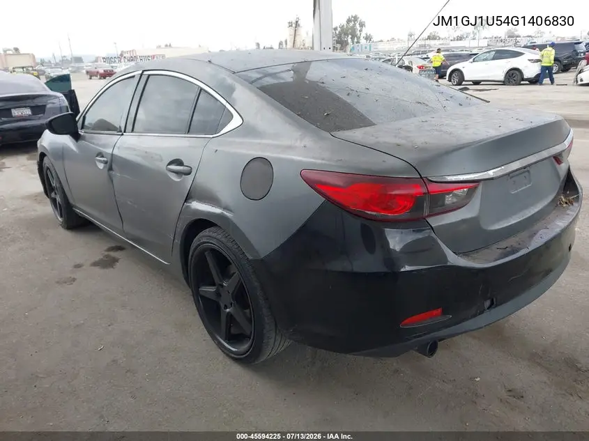 2016 Mazda Mazda6 I Sport VIN: JM1GJ1U54G1406830 Lot: 45594225