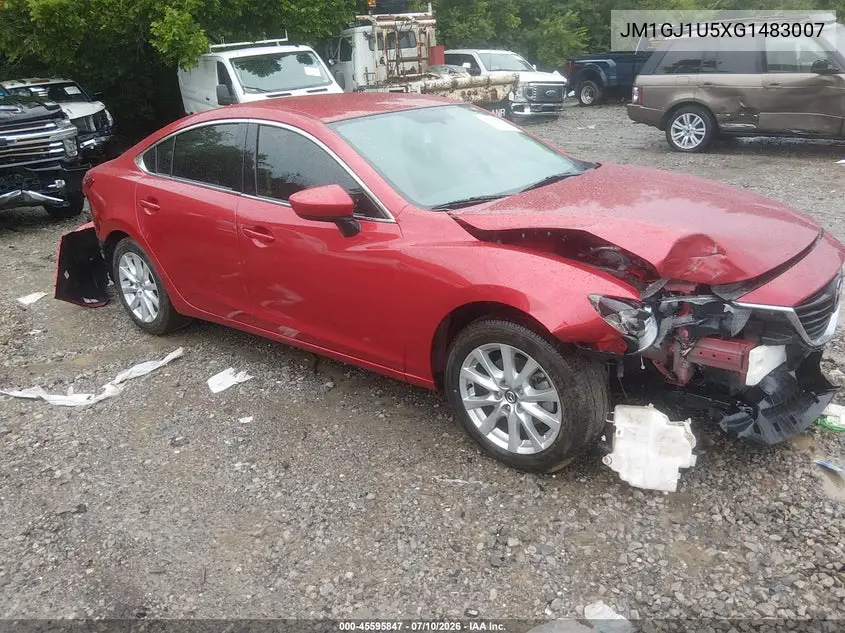 2016 Mazda Mazda6 I Sport VIN: JM1GJ1U5XG1483007 Lot: 45595847