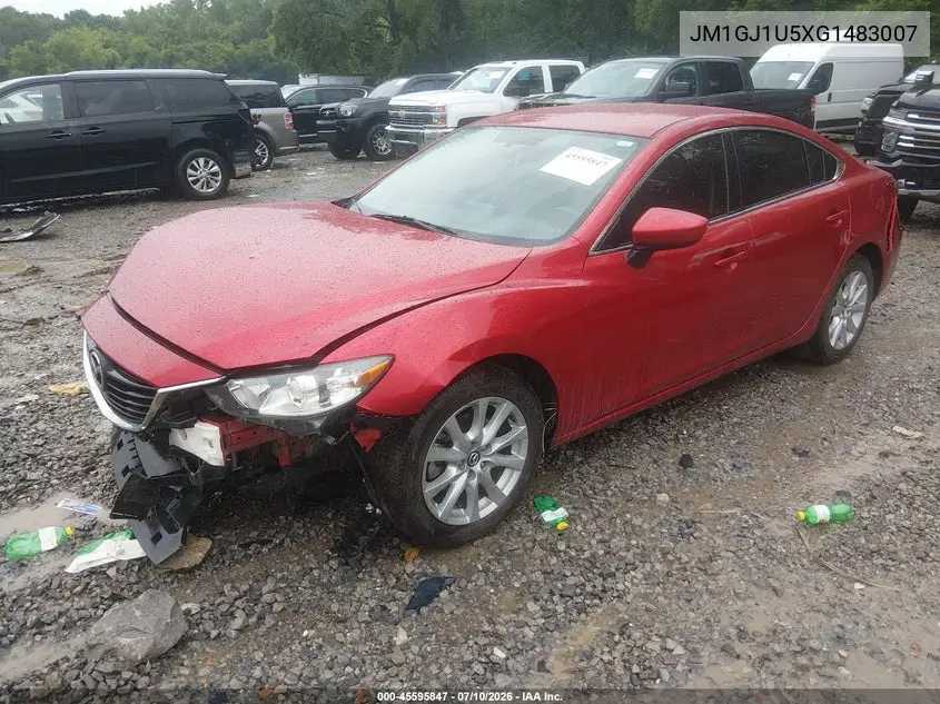 2016 Mazda Mazda6 I Sport VIN: JM1GJ1U5XG1483007 Lot: 45595847