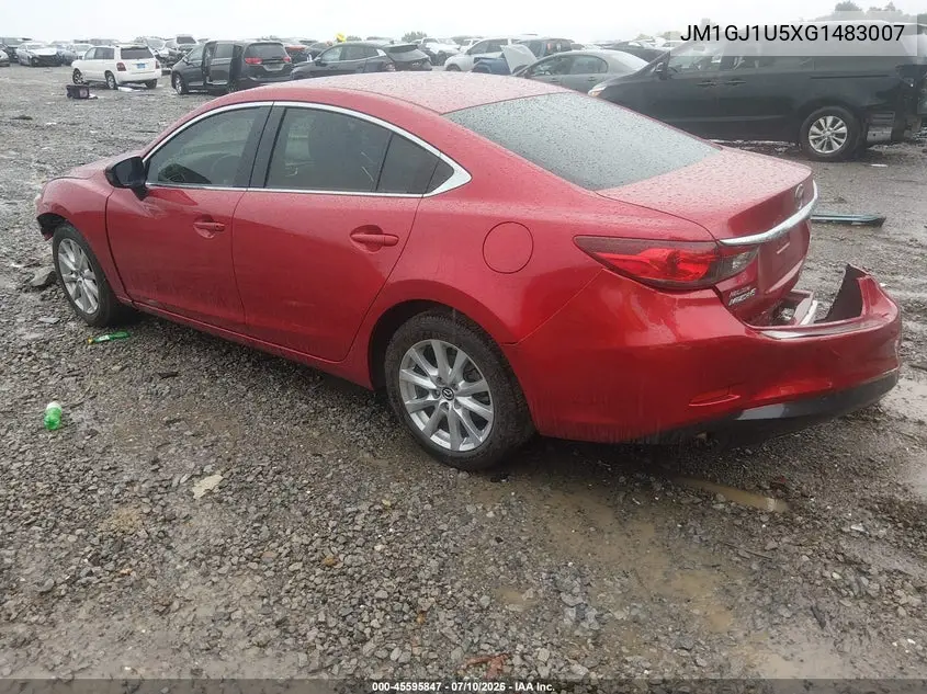 2016 Mazda Mazda6 I Sport VIN: JM1GJ1U5XG1483007 Lot: 45595847