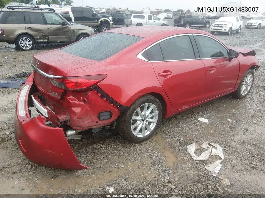 2016 Mazda Mazda6 I Sport VIN: JM1GJ1U5XG1483007 Lot: 45595847