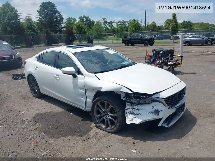 2016 Mazda Mazda6 I Grand Touring VIN: JM1GJ1W59G1418694 Lot: 45598857