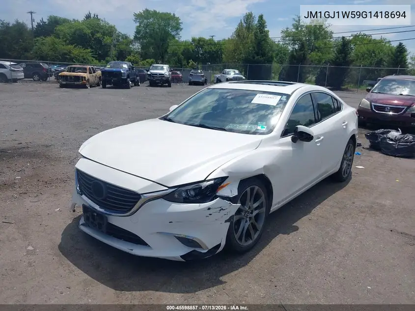 2016 Mazda Mazda6 I Grand Touring VIN: JM1GJ1W59G1418694 Lot: 45598857
