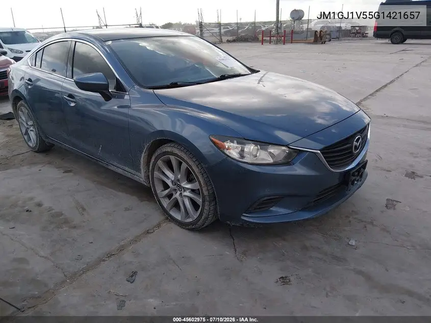 2016 Mazda Mazda6 I Touring VIN: JM1GJ1V55G1421657 Lot: 45602975