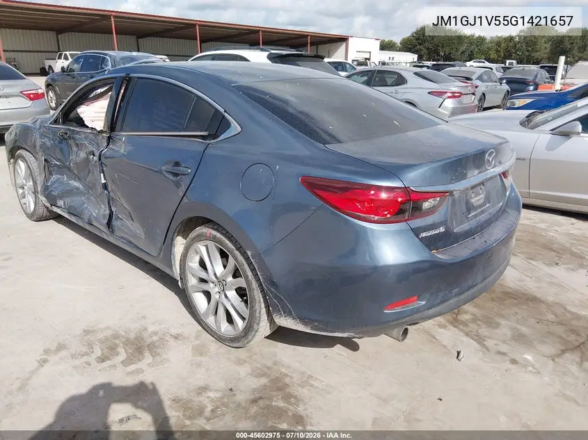 2016 Mazda Mazda6 I Touring VIN: JM1GJ1V55G1421657 Lot: 45602975