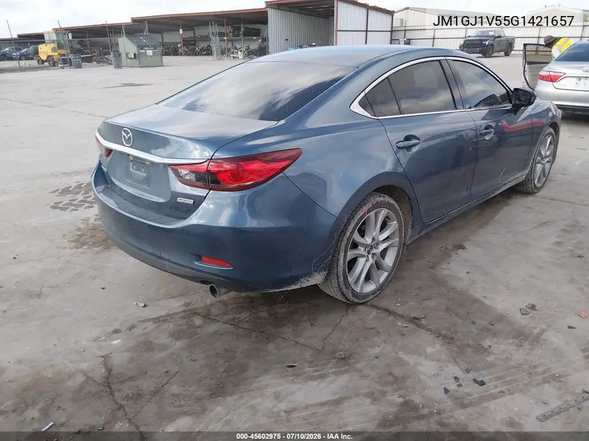 2016 Mazda Mazda6 I Touring VIN: JM1GJ1V55G1421657 Lot: 45602975