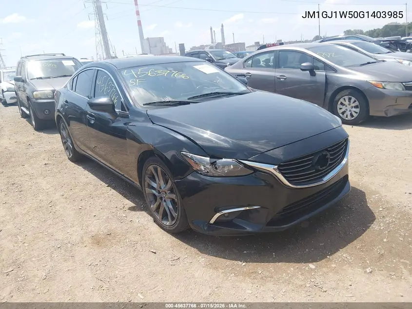2016 Mazda Mazda6 I Grand Touring VIN: JM1GJ1W50G1403985 Lot: 45637766