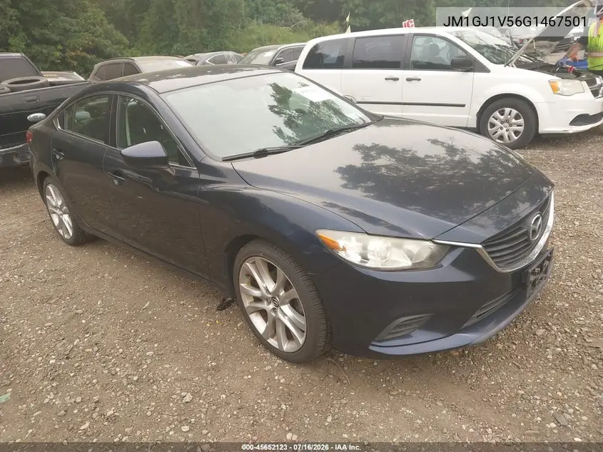 2016 Mazda Mazda6 I Touring VIN: JM1GJ1V56G1467501 Lot: 45652123