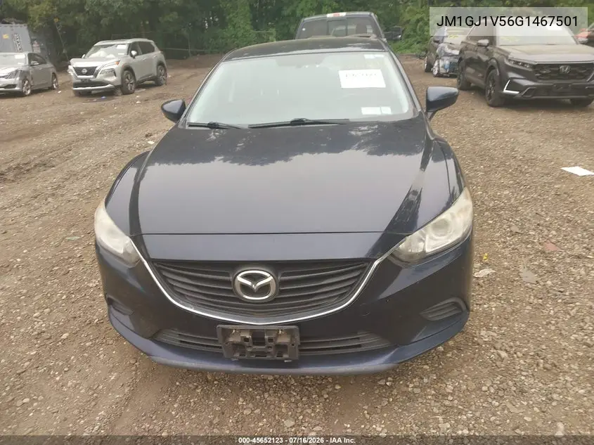 2016 Mazda Mazda6 I Touring VIN: JM1GJ1V56G1467501 Lot: 45652123