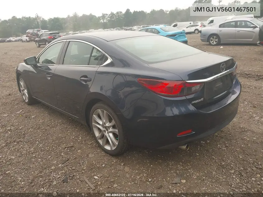 2016 Mazda Mazda6 I Touring VIN: JM1GJ1V56G1467501 Lot: 45652123