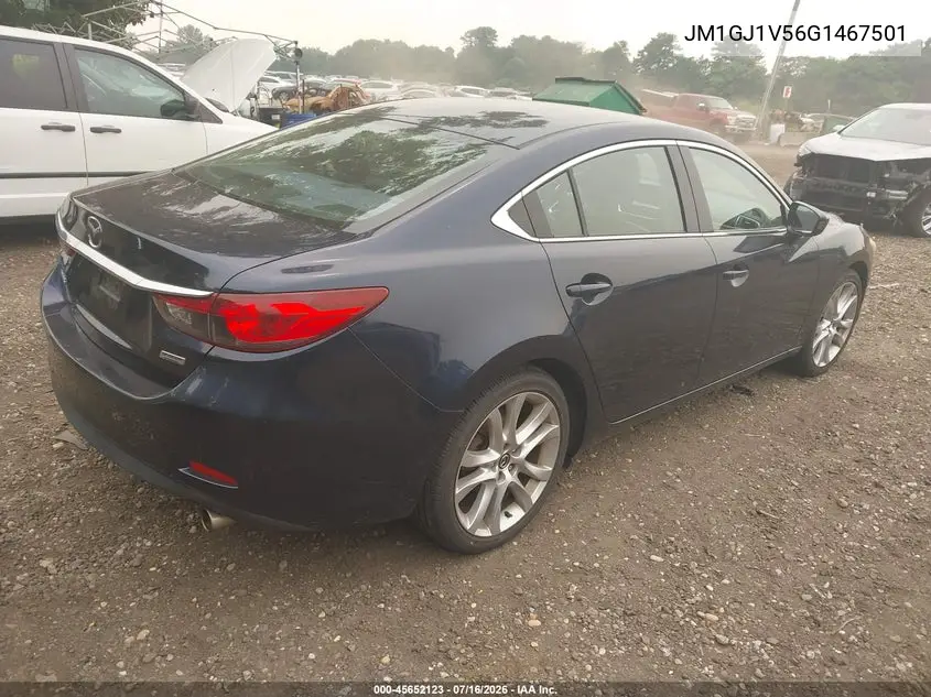 2016 Mazda Mazda6 I Touring VIN: JM1GJ1V56G1467501 Lot: 45652123