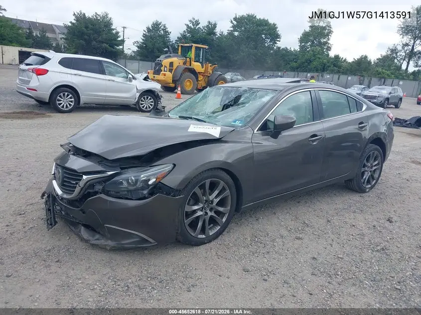2016 Mazda Mazda6 I Grand Touring VIN: JM1GJ1W57G1413591 Lot: 45652618
