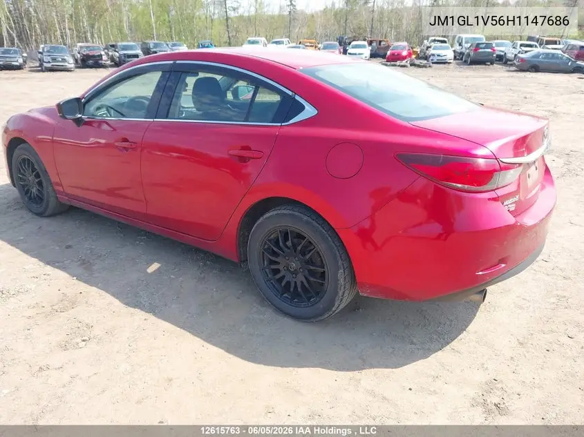 2017 Mazda 6 Touring VIN: JM1GL1V56H1147686 Lot: 12615763