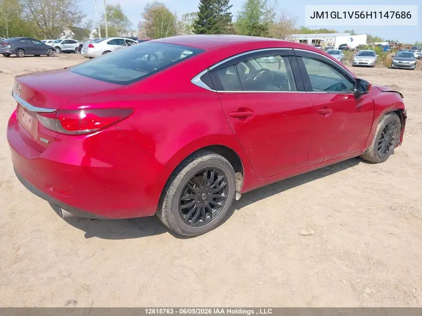 2017 Mazda 6 Touring VIN: JM1GL1V56H1147686 Lot: 12615763