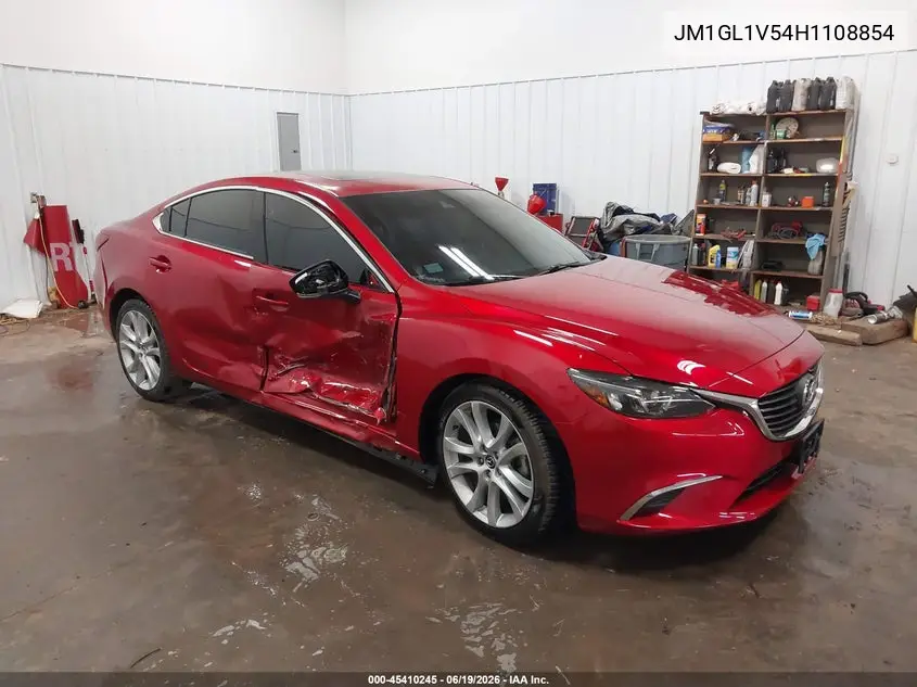 2017 Mazda Mazda6 Touring VIN: JM1GL1V54H1108854 Lot: 45410245