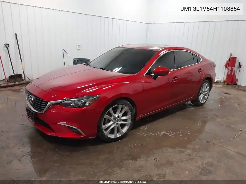 2017 Mazda Mazda6 Touring VIN: JM1GL1V54H1108854 Lot: 45410245