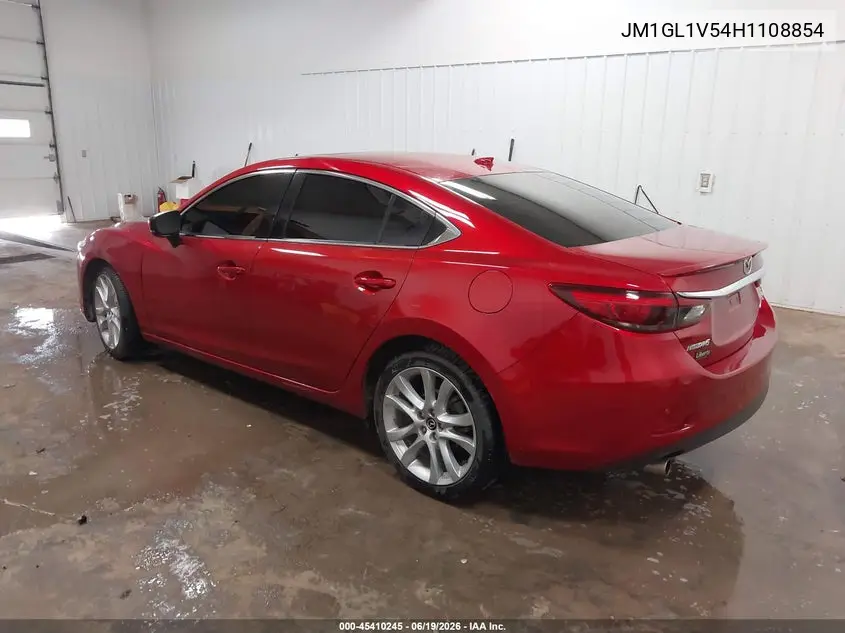 2017 Mazda Mazda6 Touring VIN: JM1GL1V54H1108854 Lot: 45410245