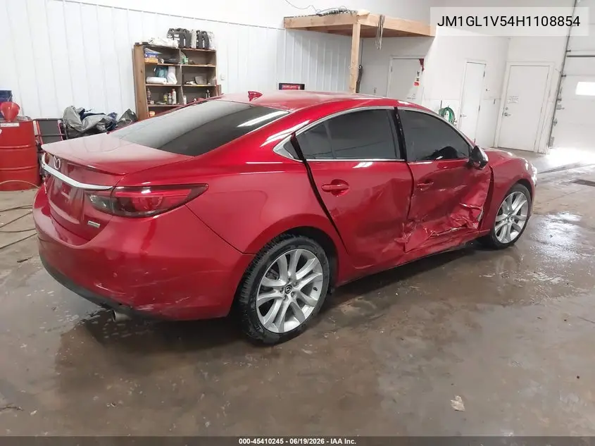 2017 Mazda Mazda6 Touring VIN: JM1GL1V54H1108854 Lot: 45410245