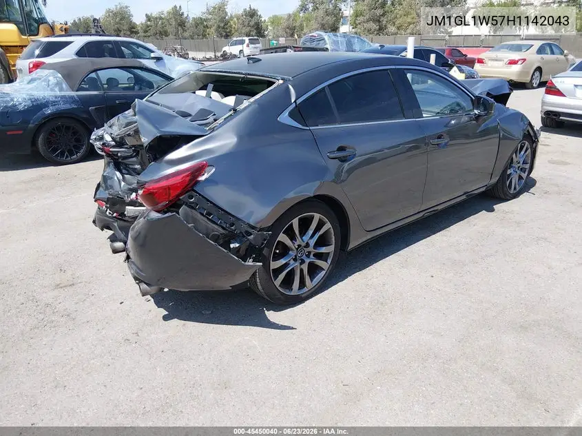 2017 Mazda Mazda6 Grand Touring VIN: JM1GL1W57H1142043 Lot: 45450040