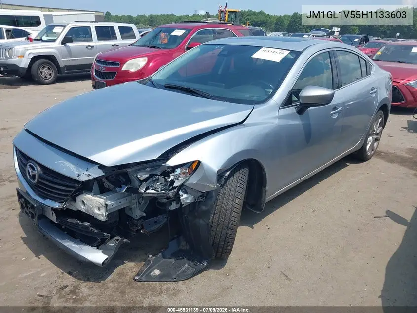 2017 Mazda Mazda6 Touring VIN: JM1GL1V55H1133603 Lot: 45531139