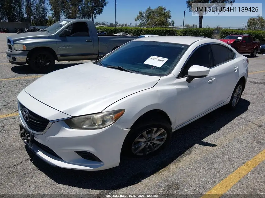 2017 Mazda Mazda6 Sport VIN: JM1GL1U54H1139426 Lot: 45574660