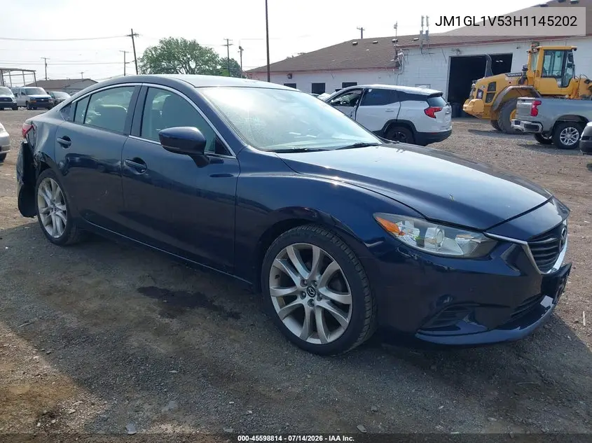 2017 Mazda Mazda6 Touring VIN: JM1GL1V53H1145202 Lot: 45598814