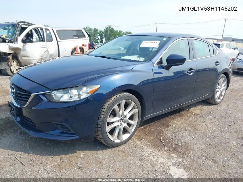 2017 Mazda Mazda6 Touring VIN: JM1GL1V53H1145202 Lot: 45598814