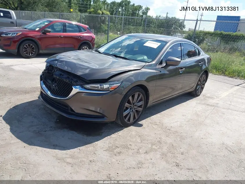 2018 Mazda Mazda6 Touring VIN: JM1GL1VM8J1313381 Lot: 45431978