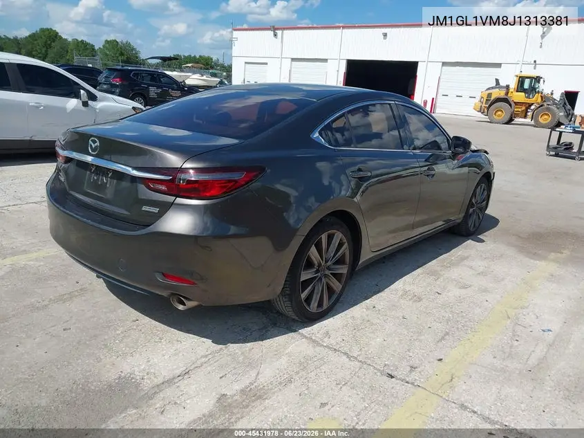 2018 Mazda Mazda6 Touring VIN: JM1GL1VM8J1313381 Lot: 45431978