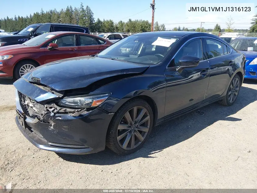 2018 Mazda Mazda6 Touring VIN: JM1GL1VM1J1316123 Lot: 45574548