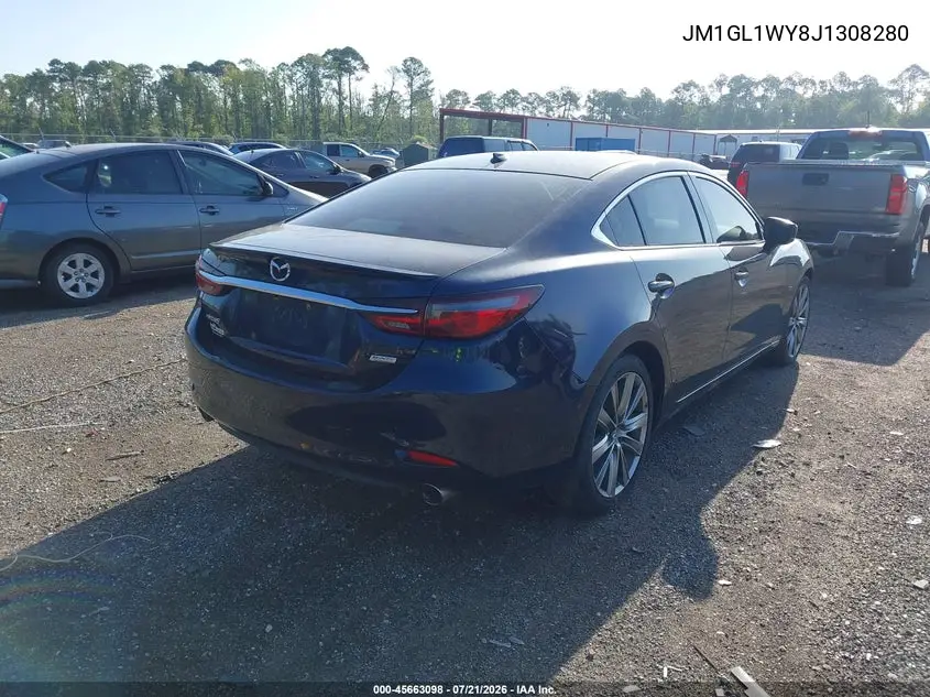 2018 Mazda Mazda6 Grand Touring Reserve VIN: JM1GL1WY8J1308280 Lot: 45663098