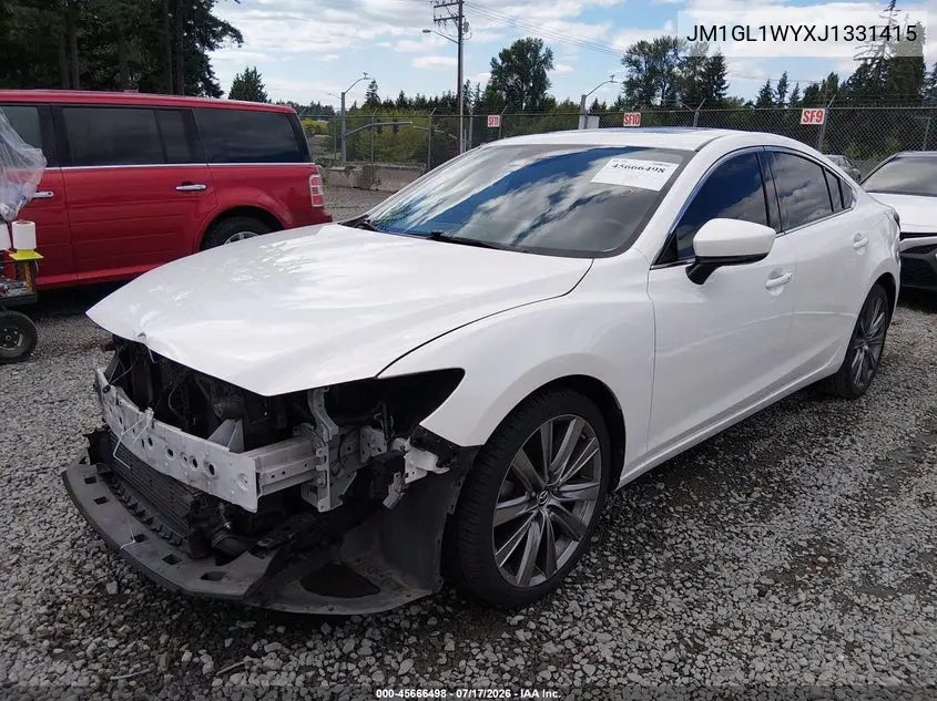 2018 Mazda Mazda6 Grand Touring Reserve VIN: JM1GL1WYXJ1331415 Lot: 45666498