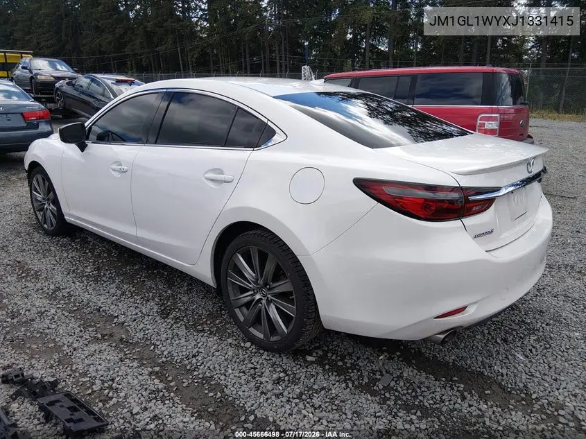2018 Mazda Mazda6 Grand Touring Reserve VIN: JM1GL1WYXJ1331415 Lot: 45666498