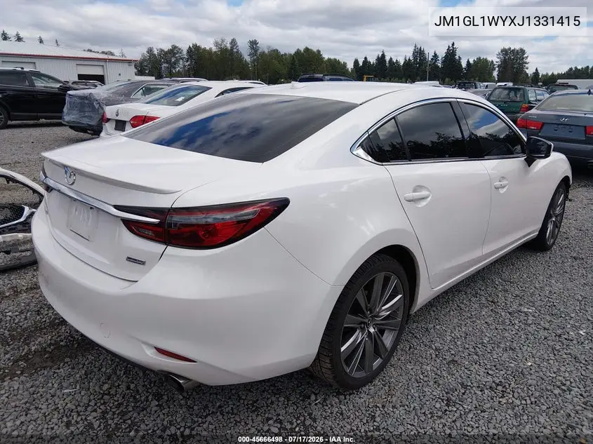 2018 Mazda Mazda6 Grand Touring Reserve VIN: JM1GL1WYXJ1331415 Lot: 45666498