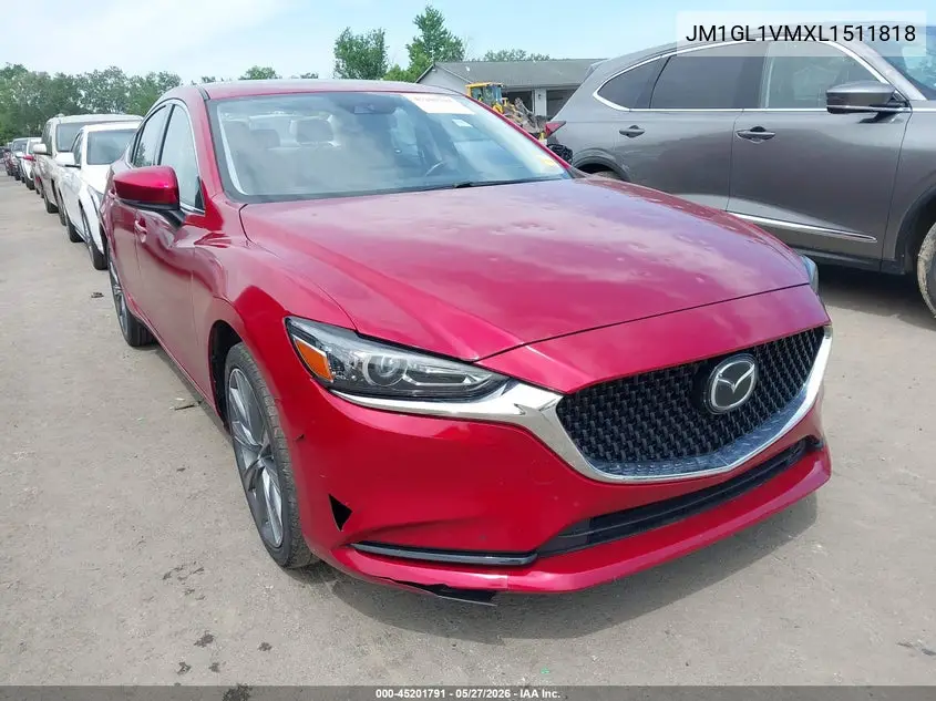 2020 Mazda Mazda6 Touring VIN: JM1GL1VMXL1511818 Lot: 45201791