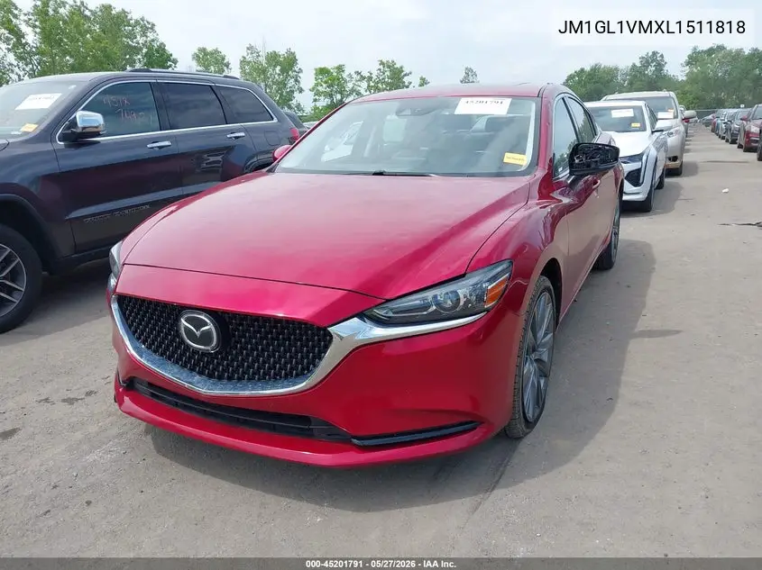 2020 Mazda Mazda6 Touring VIN: JM1GL1VMXL1511818 Lot: 45201791