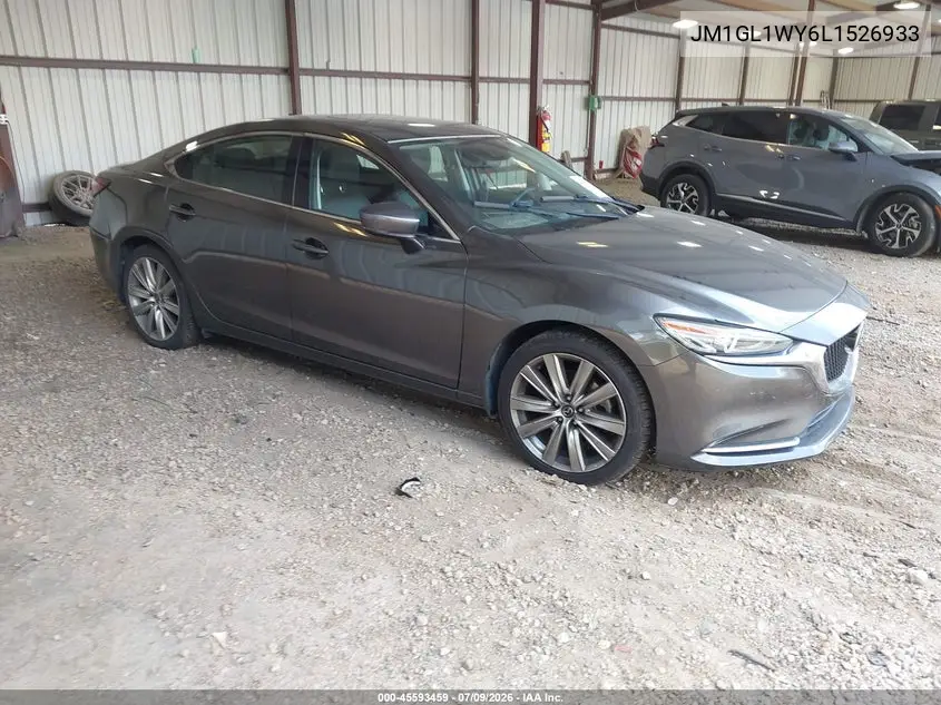 2020 Mazda Mazda6 Grand Touring Reserve VIN: JM1GL1WY6L1526933 Lot: 45593459