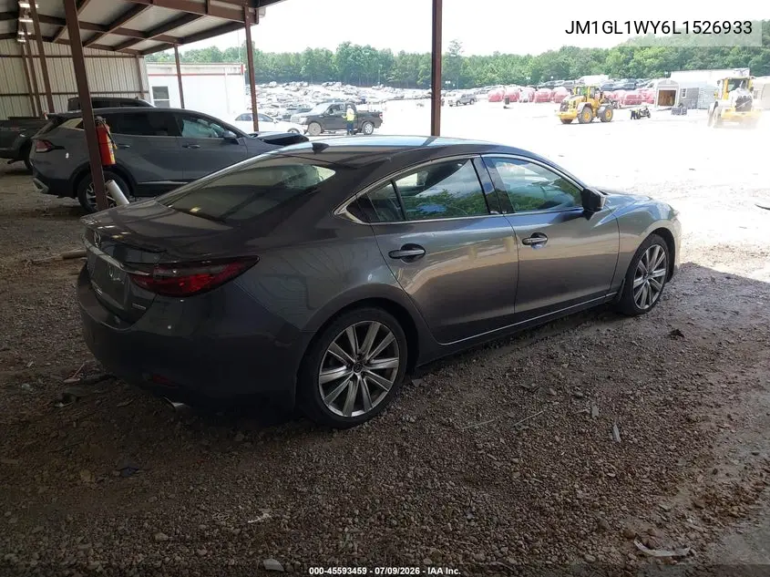 2020 Mazda Mazda6 Grand Touring Reserve VIN: JM1GL1WY6L1526933 Lot: 45593459