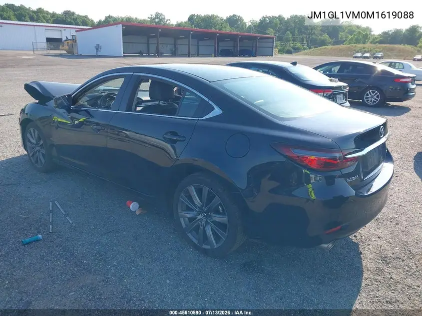 2021 Mazda Mazda6 Touring VIN: JM1GL1VM0M1619088 Lot: 45610590