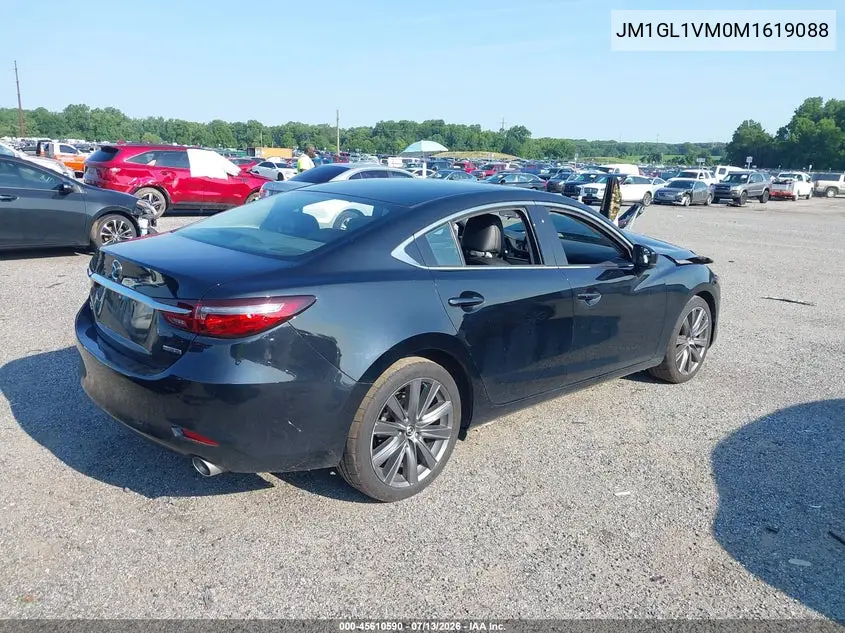 2021 Mazda Mazda6 Touring VIN: JM1GL1VM0M1619088 Lot: 45610590