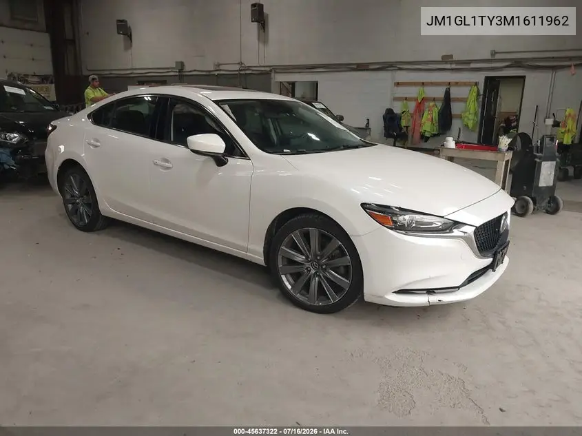 2021 Mazda Mazda6 Grand Touring VIN: JM1GL1TY3M1611962 Lot: 45637322