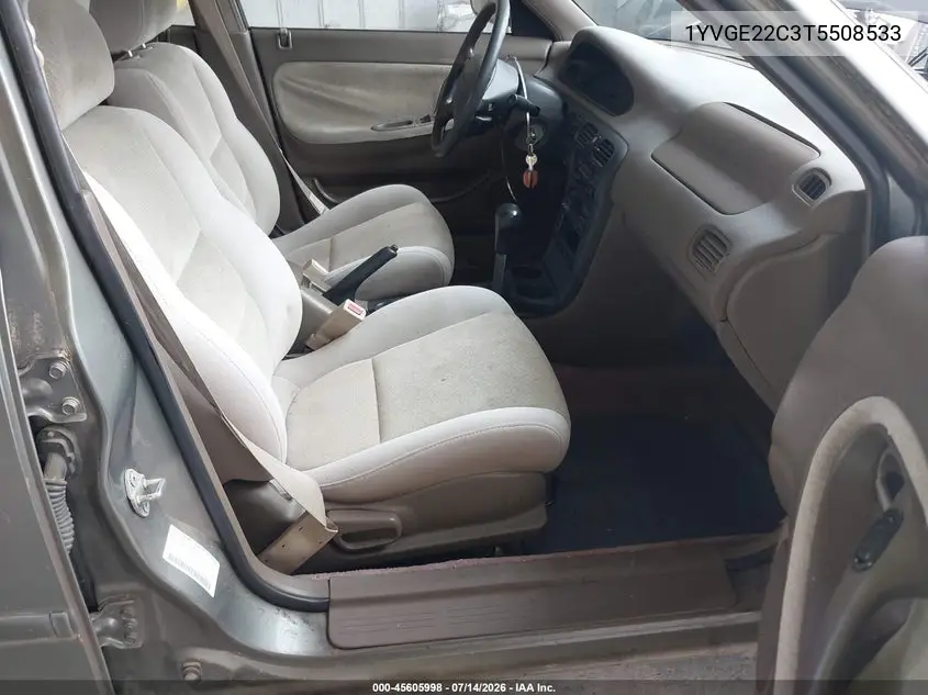 1996 Mazda 626 Dx/Lx VIN: 1YVGE22C3T5508533 Lot: 45605998