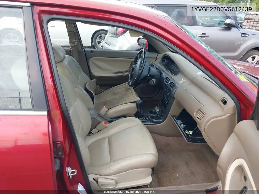 1997 Mazda 626 Es/Lx-V6 VIN: 1YVGE22D0V5612439 Lot: 45593669